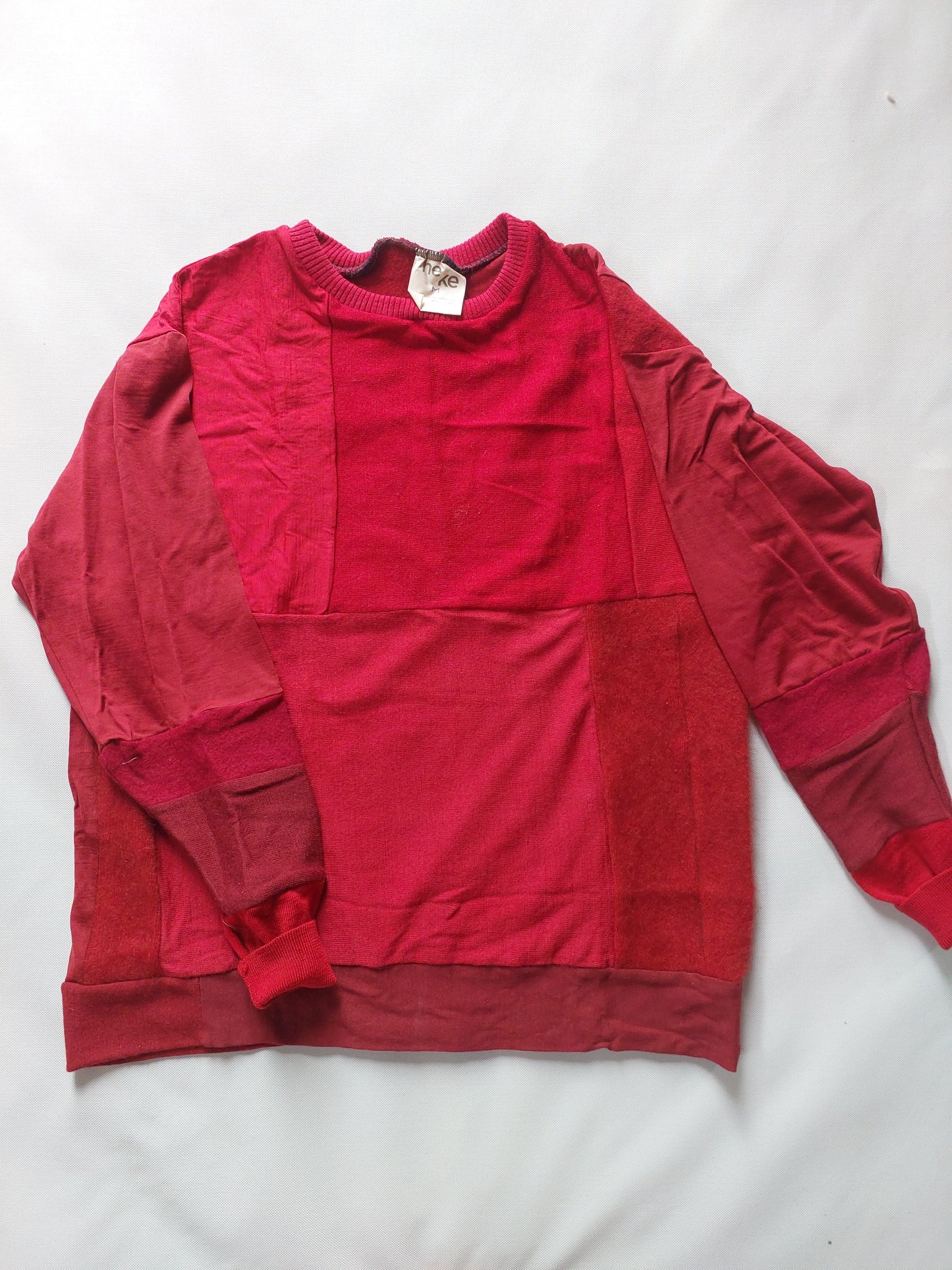 Unisex Merino Sweater Earthy reds MEDIUM