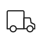 Icon representing free shipping on orders over $150